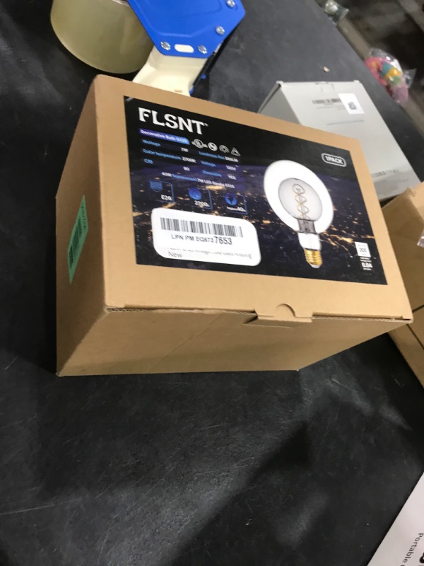 Photo 1 of FLSNT G125(G40) Vintage Large Dimmable LED Bulb, 2700K Soft White, 7W(40W Equivalent), 300LM, E26 Medium Base, CRI90, Oversized Edison Bulb for Bedroom, Kitchen