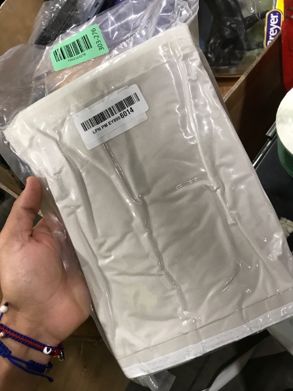 Photo 1 of Nkiy Quen 3 Layers HVAC Copper Pipe Insulation Cover,72x10.2 Inch 600D Oxford AC Pipe Insulation Covers,Flexible White Gray Copper Line Insulation Sleeve for Central Air Conditioning Mini Splits