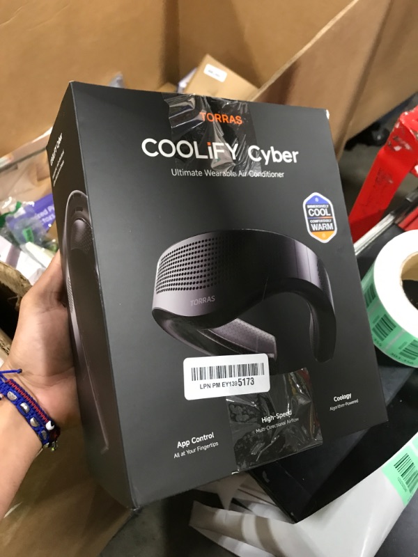 Photo 1 of TORRAS COOLiFY Cyber?2025 Flagship AI Neck Air Conditioner, Ultimate Immersive Cooling Portable Neck Fan?No.1 Coolest & Max Cooling Area?Neck Cooler Neck Fans that Blow Cold Air Rechargeable for Gifts
