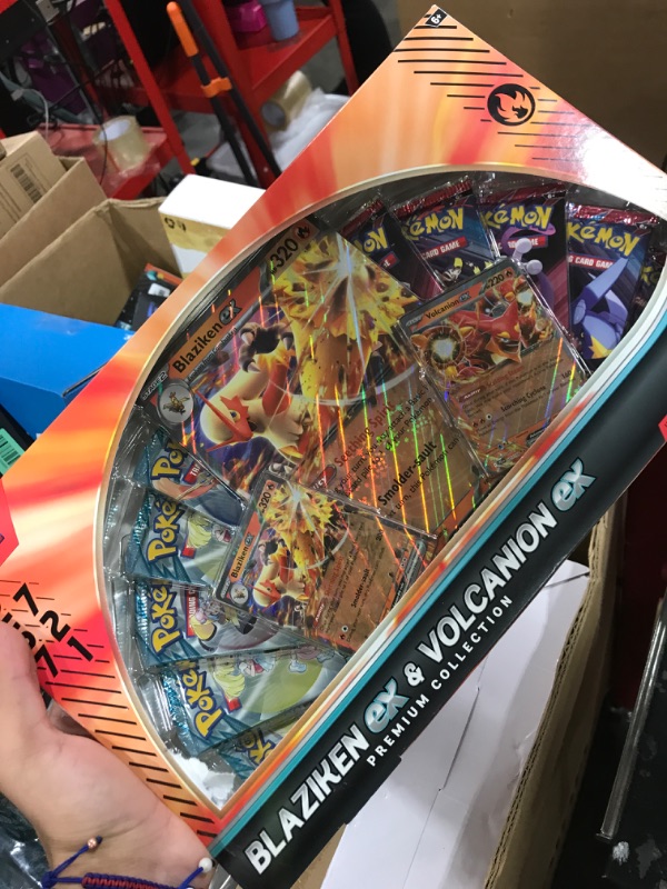 Photo 1 of Pokémon TCG: Blaziken ex & Volcanion ex Premium Collection - 2025 Amazon Holiday Exclusive