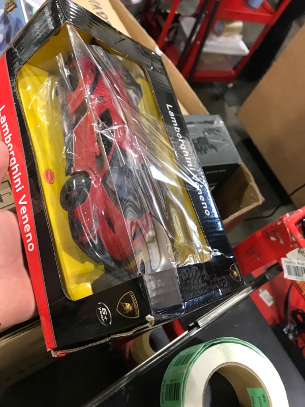 Photo 1 of QUN FENG Remote Control RC CAR Racing Cars Compatible with Lamborghini Veneno Officially Licensed 1:24 Toy RC Cars Model Vehicle for Boys 6,7,8 Years Old,red