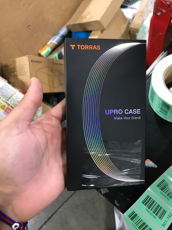 Photo 1 of TORRAS Ultra Magnetic Ostand for iPhone 15 Pro Case [Fit for MagSafe] [Sturdy Stand & Ring Holder] Mil-Grade Shockproof Anti-Yellow Anti-Scratch Slim Protective Kickstand Case, Crystal Clear 6.1 inch