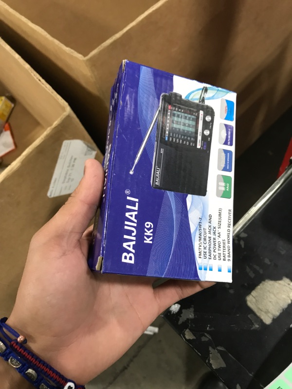 Photo 1 of BAIJIALI AM FM Portable Radio with Headphone Jack - Battery Operated Transistor Radio for Seniors, Easy to Use Compact Design for Home, Outdoor & Emergency - Ideal Gift for Elderly (BLJ-KK9)