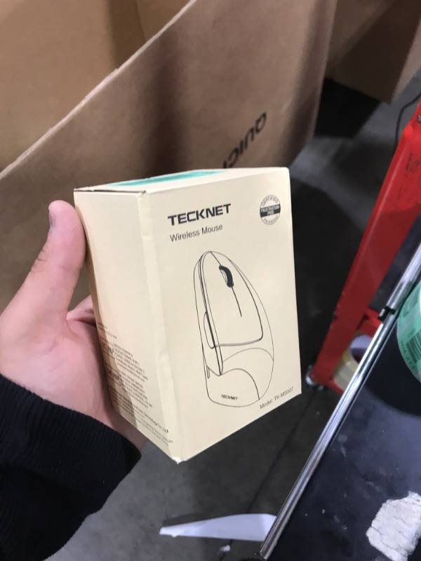 Photo 1 of TECKNET Ergonomic Mouse, Jiggler Bluetooth Wireless Vertical Mouse, 4800 DPI Silent Mouse with 6 Adjustable DPI Levels, 2.4GHz (USB A & C) Mouse, 6 Buttons Computer Mice - Wide Compatibility