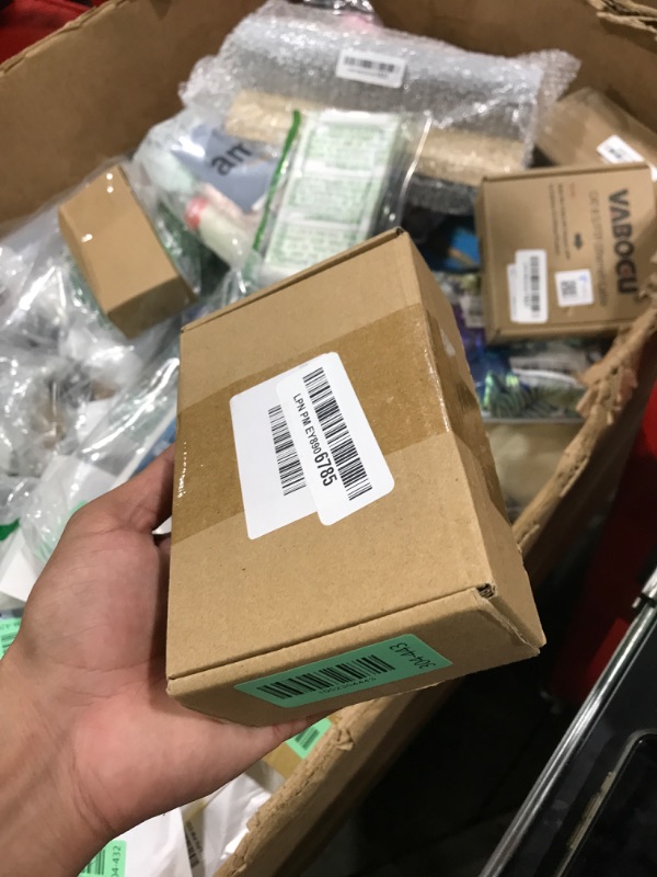 Photo 1 of 10 Plastic Basket Bin Label Clip on Removable Kitchen Pantry Label Clip with White Chalk Markers for Storage Bin Box Hanging Bin Clip Label (10)