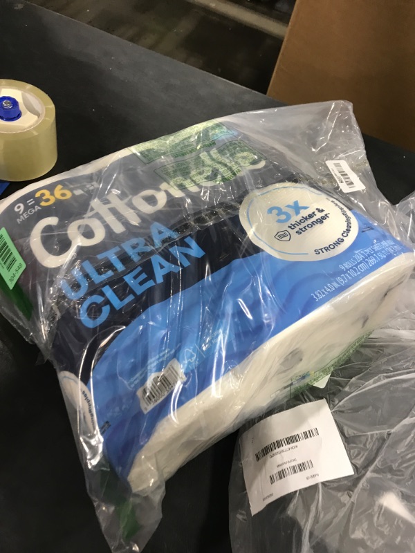 Photo 1 of Cottonelle Ultra Clean Toilet Paper, 9 Mega Rolls = 36 Regular Rolls, Packaging May Vary