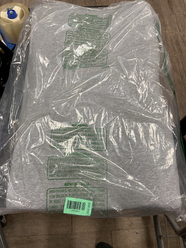 Photo 1 of 5 STARS UNITED Kneck pillow for Back Sleeping – Memory Foam Cushion for pain neck Relief for Sleeping on Back – Gray Cotton Cover