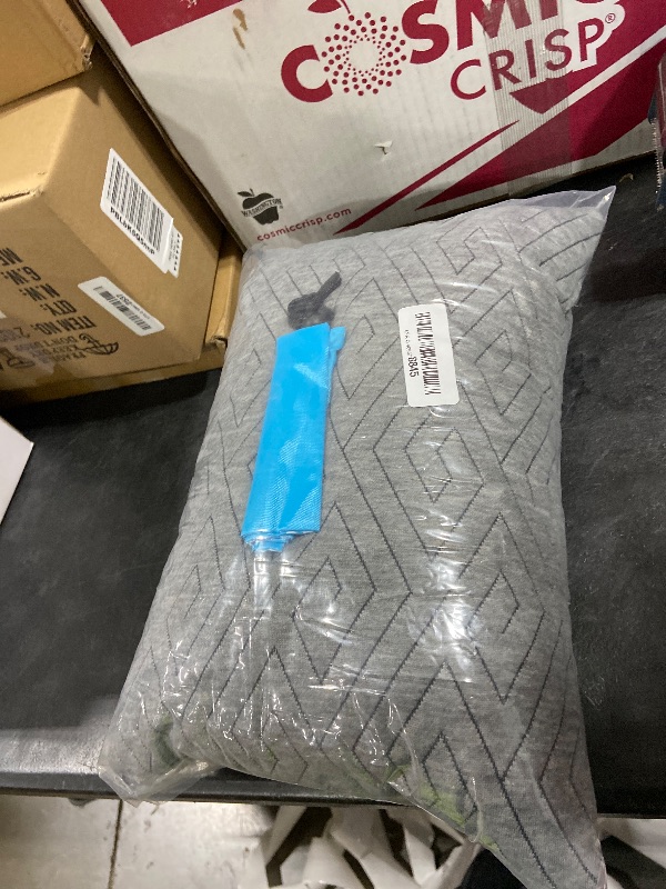 Photo 1 of 1 MIDDLE ONE Travel Pillow for Sleeping Camping, Memory Foam Small Pillow with Breathable Cover for Backpacking, Airplane, Car (15.5 X 12 Inch)