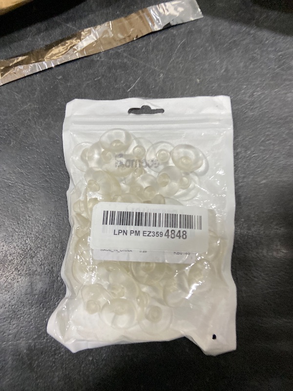 Photo 1 of 50 Pack 20mm Mini Clear Suction Cups for Glass Table Tops Without Hooks Suction Cups for Glass Sucker Pad for Home Decoration Rubber Sucker Small Window Hangers Home Office