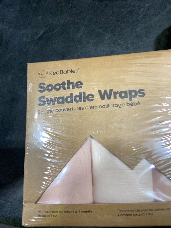 Photo 1 of 3-Pack Organic Baby Swaddle Sleep Sacks - Swaddles for Newborns, Infant 0-3 Months, Baby Girls, Boys, Soft & Snug Newborn Sleep Sack, Nursery Swaddling Blankets (Angelic, XS)