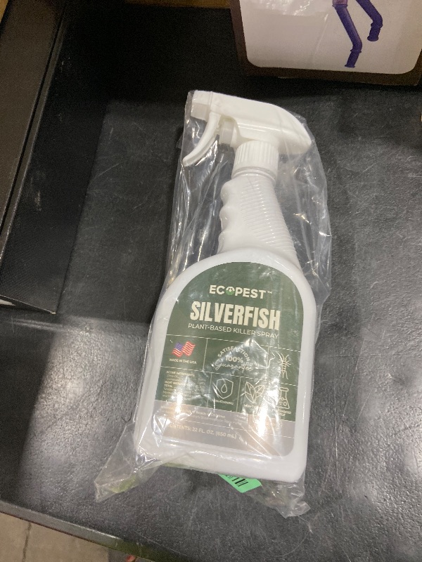Photo 1 of Silverfish Spray, Natural Silverfish Killer for Indoor and Outdoor | Plant-Based Home Pest Control Spray and Repellent | Made with Essential Oils, Safe for Use Around Children and Pets, 22 oz.