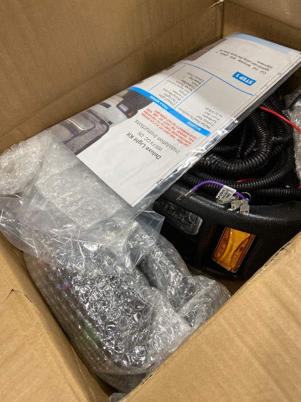 Photo 1 of LED Headlight Tail Light Kit Compatible with Club Car DS Golf Carts 1993-UP 12V Street Legal Light Kit with Turn Signal Wire Harness Compatible with Club Car DS for Gas and Electric