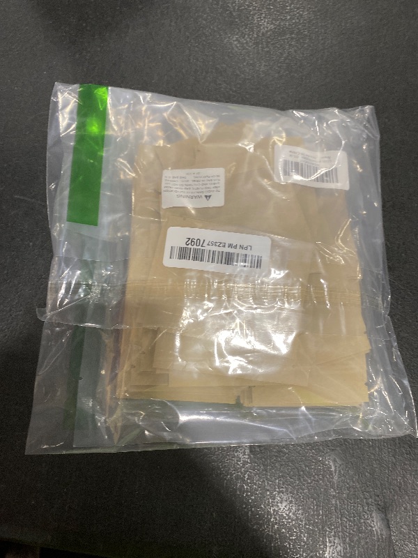 Photo 1 of 100 Pcs Small Resealable Seed Envelopes, Mini Zip Lock Kraft Bags with Window, 2.7"x3.5" Coffee Sample Bags Resealable Ziplock Bags, Small Business for Samples Bags, Food Storage Bags