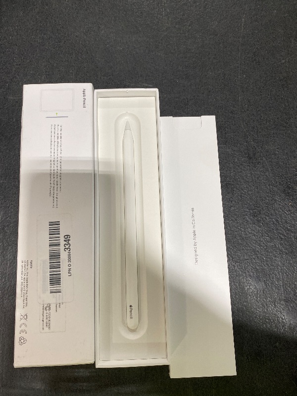 Photo 1 of Apple Pencil (2nd Generation): Device Compatibility Check Required - Pixel-Perfect Precision, Perfect for Note-Taking, Drawing, and Signing documents. Attaches, Charges, and Pairs magnetically.