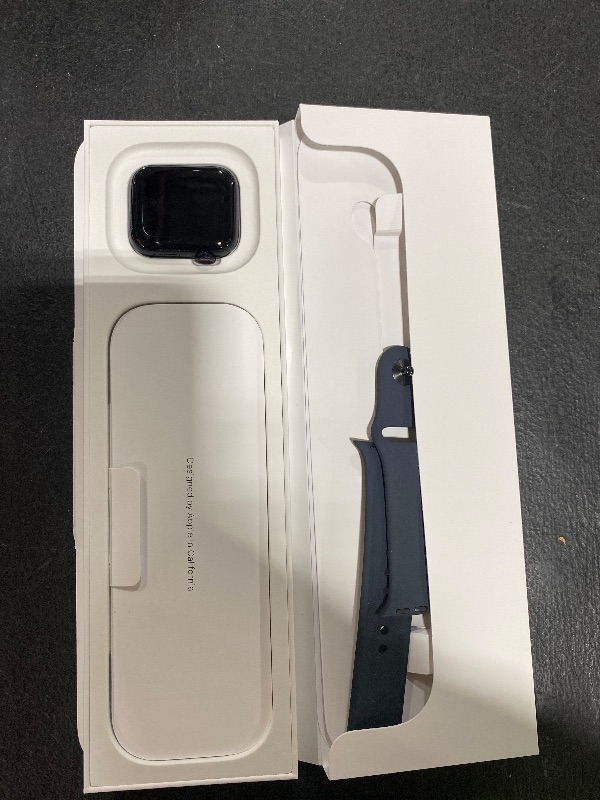 Photo 1 of Apple Watch SE (2nd Gen) [GPS + Cellular 40mm] Smartwatch with Midnight Aluminum Case with Midnight Sport Band S/M. Fitness and Sleep Trackers, Crash Detection, Heart Rate Monitor, Retina Display