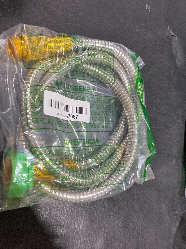 Photo 1 of Beaulife 304 Stainless Steel Metal Garden Hose Connector 5 Feet Short Garden Water Hose Extension Extender, Drinking Water Hose Lead and BPA Free