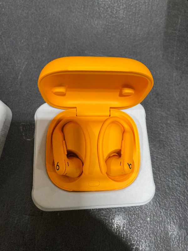 Photo 1 of Beats Powerbeats Pro 2 Wireless Bluetooth Earbuds - Noise Cancelling, Heart Rate Monitor, IPX4, Up to 45H Battery & Charging Case, Works with Apple & Android - Electric Orange