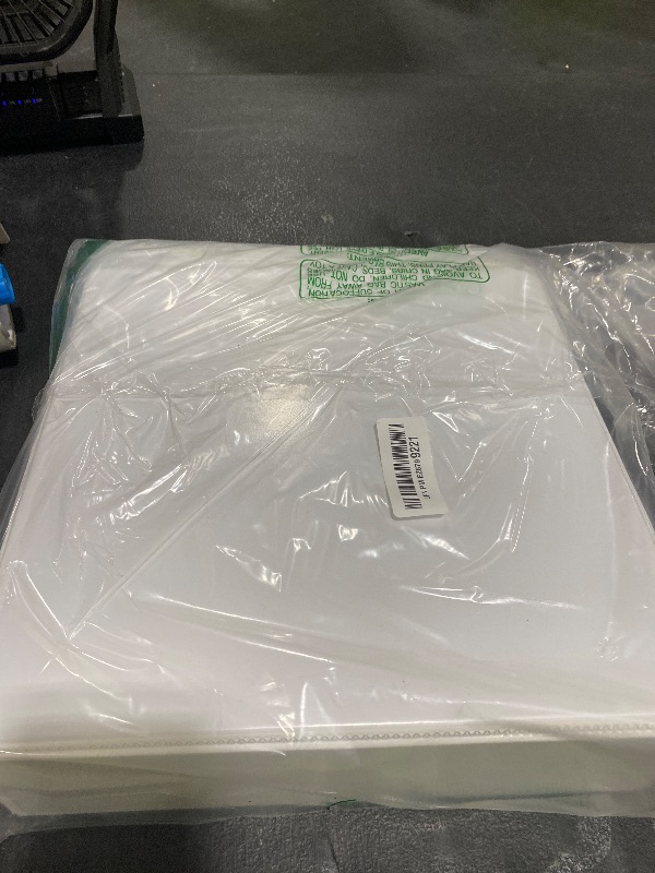 Photo 1 of Samsill Durable 4 inch 3 Ring Binder, Made in USA, D Ring Binder, FSC 100% Recycled Chipboard, White, 2 Pack