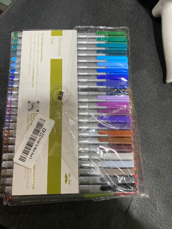 Photo 1 of Mr. Pen- Fineliner Pens Colored, 46 Pack, Ergonomic Triangular Barrels, 0.4mm Fine Liner Pens