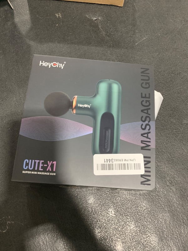 Photo 1 of HEYCHY Super Mini Massage Gun, Percussion Deep Tissues Muscle Massager, Compact Sports Travel Massage Gun, Portable Handheld Massager for Office Gifts for Her, Home, Athletes