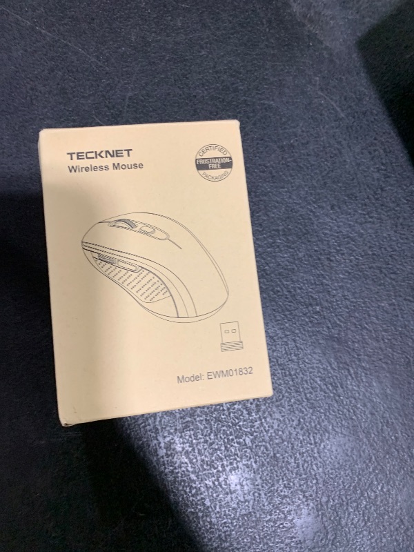 Photo 1 of TECKNET Bluetooth Mouse, 2-in-1(BT 5.0/3.0+2.4Ghz) 4000DPI Wireless Mice with USB Connect Available for Laptop Computer, Portable PC Mouse Bluetooth for Mac (USB-A+BT Wireless Connect, Black)