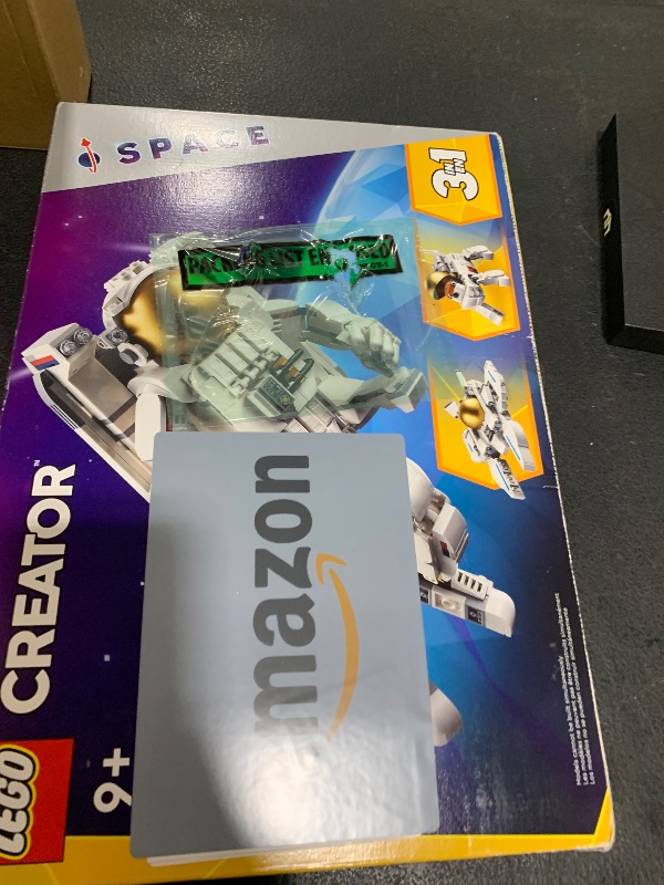 Photo 1 of LEGO Creator 3 in 1 Space Astronaut Toy, Building Set Transforms from Astronaut Figure to Space Dog to Viper Jet, Space-Themed Gift Idea for Boys and Girls Ages 9 Years Old and Up, 31152