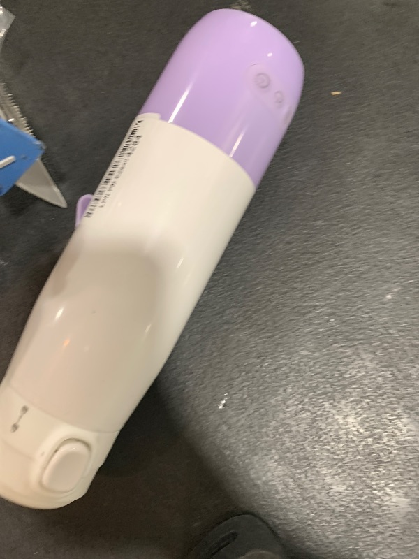 Photo 1 of Portable Bottle Warmer for Travel,Portable Milk Warmer for Baby-12oz Ceramic Heater Heating,Fast Charging & Cordless Portable Baby Bottle Warmer -Dual Heating Modes for Breast Milk & Water,Purple