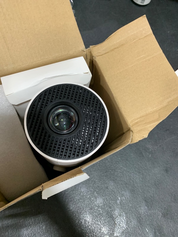 Photo 1 of Magcubic Mini Projector with WiFi 6 and Bluetooth 5.4, Portable Projector 4K support, 5w Soundbase Speaker, Auto Vertical Keystone 180°Rotatable Smart Proyector for Movie Home Outdoor HY300Pro+