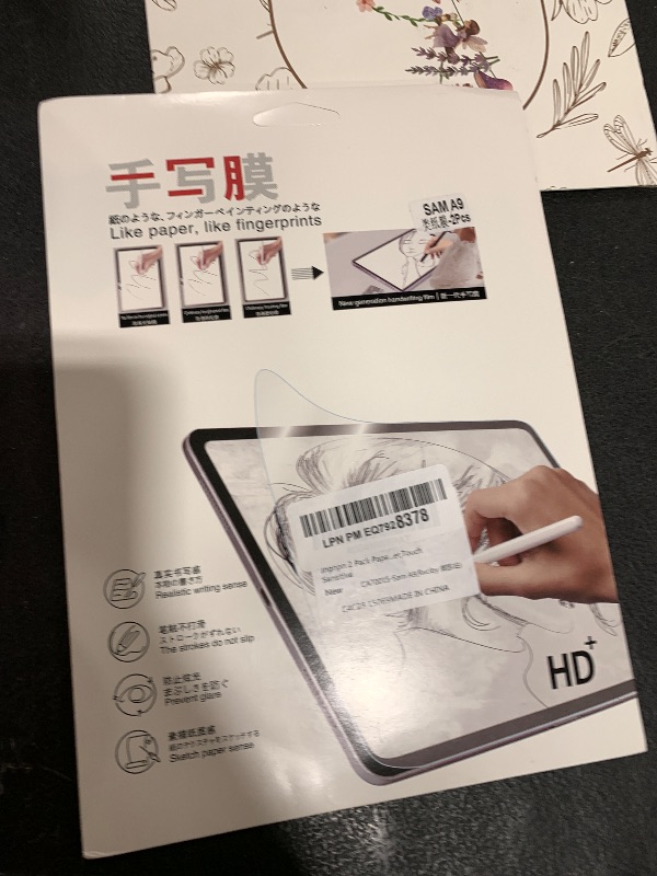Photo 1 of Jngnpn 2 Pack Paperfeel Screen Protector for Samsung galaxy Tab A9 [8.7 inch],Matte PET Film for Drawing, Anti-glare,Write and Draw Like on Paper,Touch Sensitive