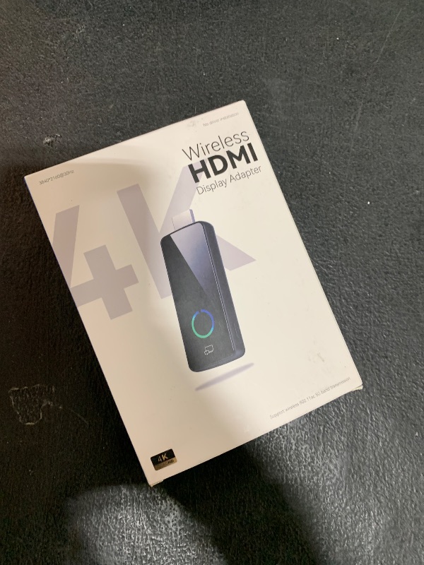 Photo 1 of 2025 Upgrade Tongtion Wireless Display Dongle Adapter, Portable Transmitter 4K HDMI Streaming, AirPlay/Miracast, 5GHz WiFi | Plug & Play for Smartphone/PC/TV/Projector(Focus)