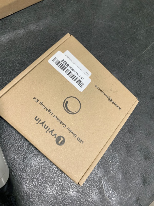 Photo 1 of Lvyinyin LED Bookcase Lights, Curio Under Cabinet Display Lighting, Daisy Chained Linkable Puck Light Strip, 120V Electric Plug in, Inline Touch Dimmer Black Cord, 4 Lights, Warm White 2700K