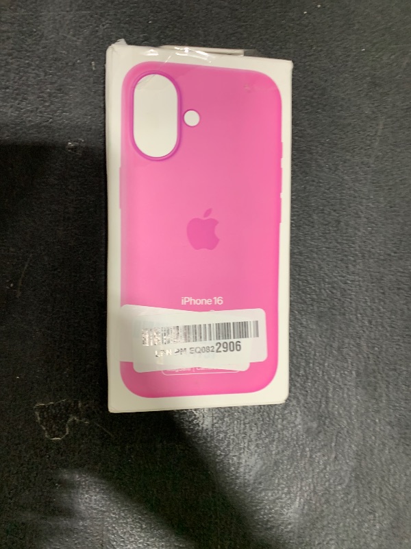 Photo 1 of Apple iPhone 16 Silicone Case with MagSafe and Camera Control: Lightweight Phone Case, Wireless Charging Compatible, Smooth Matte Finish; Peony