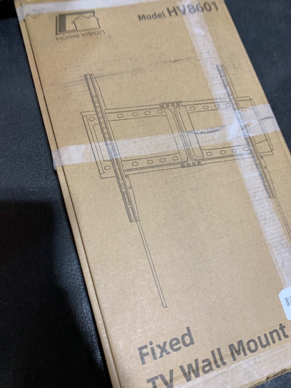 Photo 1 of HOME VISION Heavy Duty Fixed TV Wall Mount for Most 32-86 Inch Flat TVs, Max VESA 600X400mm up to 165lbs Fits 16/18/24 Inch Wood Studs, Universal Low Profile Wall Mount TV Bracket, Space Saving HV8601