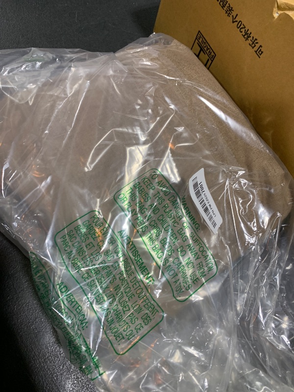 Photo 1 of 100% Blackout Shield Linen Blackout Curtains for Bedroom 84 Inches Long,Back Tab/Rod Pocket Living Room Drapes,Thermal Insulated Textured Blackout Curtains 2 Panels Set,50" W x 84" L,Linen Brown