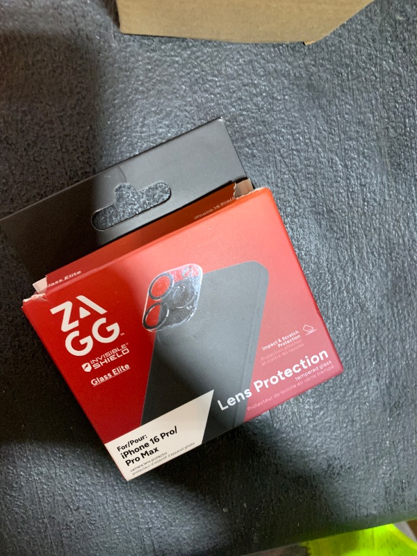 Photo 1 of ZAGG Glass Elite Anti-Glare Camera Lens Protector for iPhone 16 Pro Max / 16 Pro - Anti-Reflective Glass, 5X Stronger, Smudge-Free, Eco-Friendly, Easy Installation