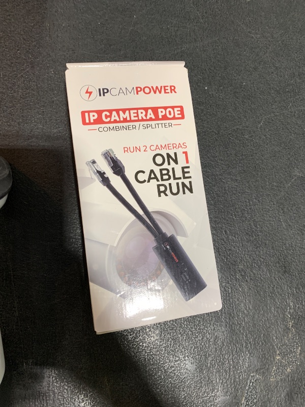 Photo 1 of IPCamPower POE Combiner Splitter Adapter, Run 2 IP Cameras on 1 Cable, Works on All POE Switches, POE NVR and POE Cameras, Mode A and B POE Compatible