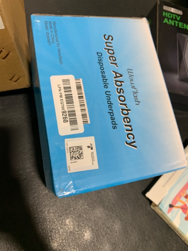 Photo 1 of 50 Count Super Absorbency Disposable Underpads, Leakproof Quick Drying Disposable Pads for Baby, Puppy and Adults, Disposable Changing Pads for Baby, Disposable Diaper Changing Pads, 17” x 13”, Blue