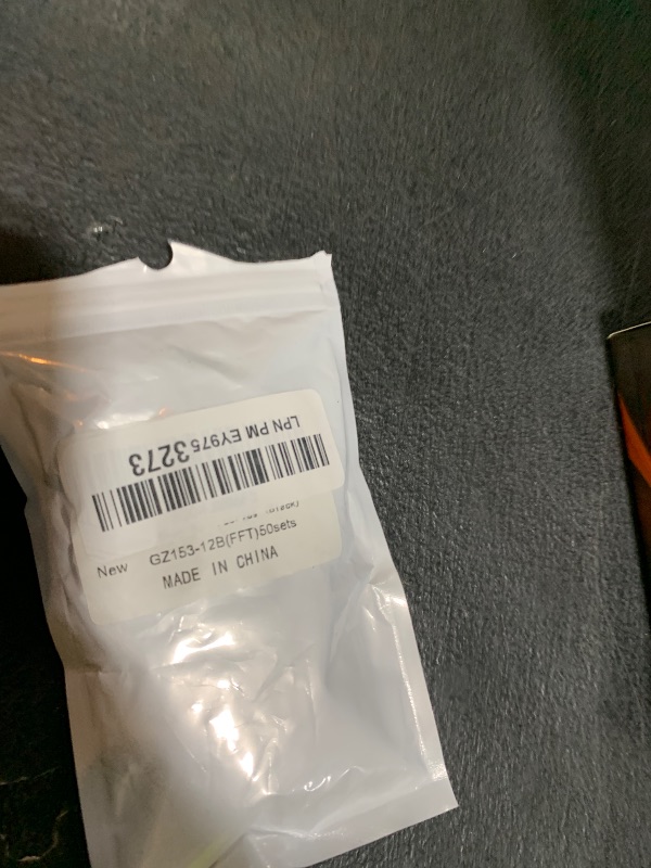 Photo 1 of 50Sets Snap Button Kit, 12mm Leather Snaps Fasteners, Metal Button Press Studs for Fabric Leather Bag Clothes Jackets Bracelets DIY for Sewing Accessories (Black)