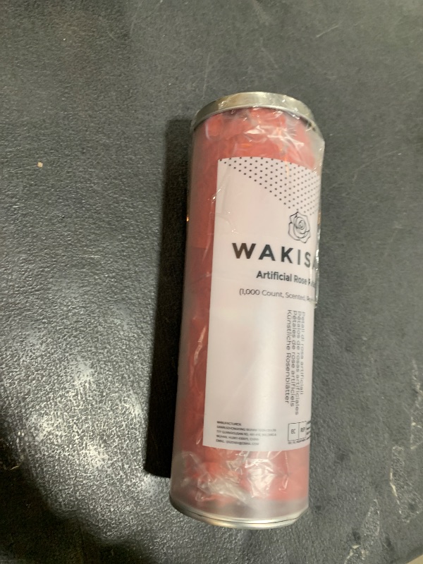 Photo 1 of (Pre-Separated, Scented) WAKISAKI Artificial Silk Rose Petals for Wedding Flower Petals for Romantic Special Night, for Proposal, Anniversary (1,000 PCS, Dark Red)