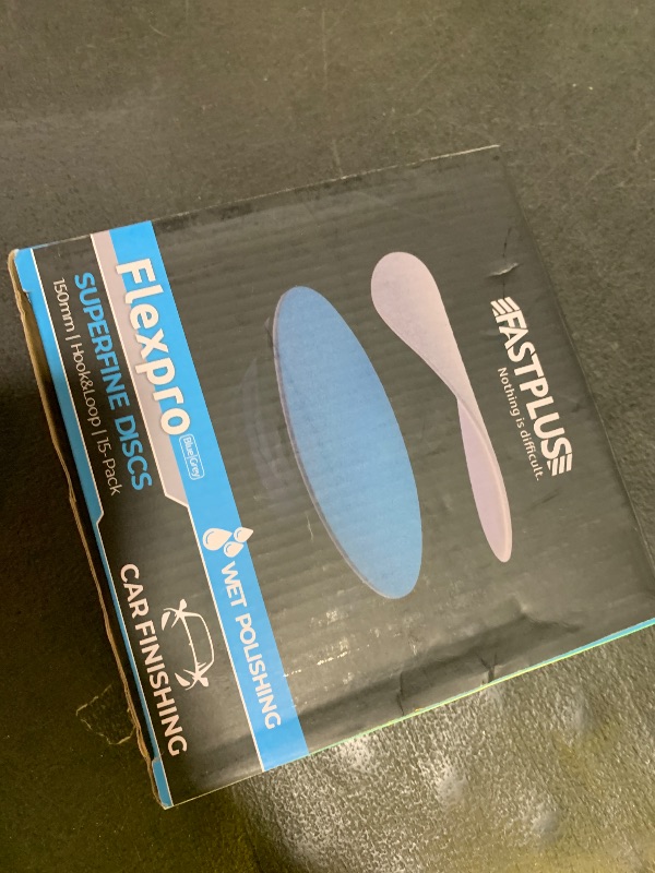 Photo 1 of 6 Inch Foam Disc Sanding Discs 15PCS Hook and Loop Foam backed discs 3000 Grit Assorted Wet and Dry Round Sand Paper for Random Orbital Sander