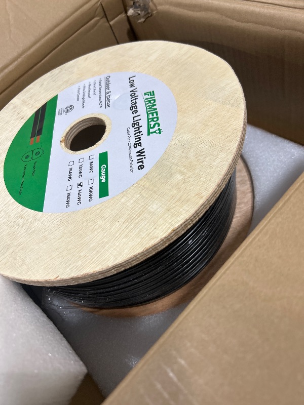 Photo 1 of FIRMERST 14/2 Low Voltage Landscape Wire Outdoor Lighting Cable 500 Feet