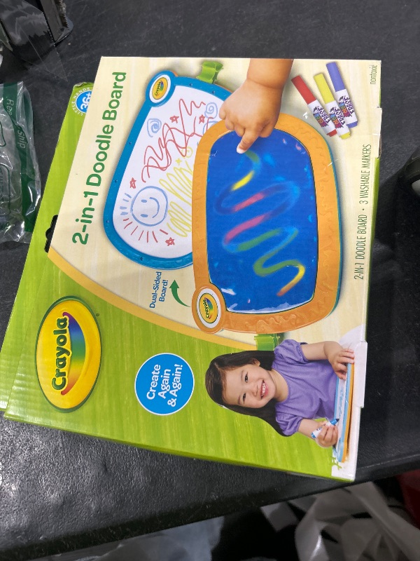 Photo 1 of Crayola 2-in-1 Doodle Board for Toddlers, Squishy & Erasable Drawing Tablet, Educational Toddler Toy, Travel Activity, Sketching Pad, Gift for Kids