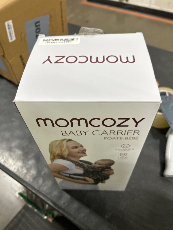 Photo 1 of Momcozy Baby Carrier - Ergonomic, Cozy and Lightweight Carrier for 7-44lbs, Effortless to Put On, Ideal for Hands-Free Parenting, Enhanced Lumbar Support, Purehug for Infant to Toddler, Black