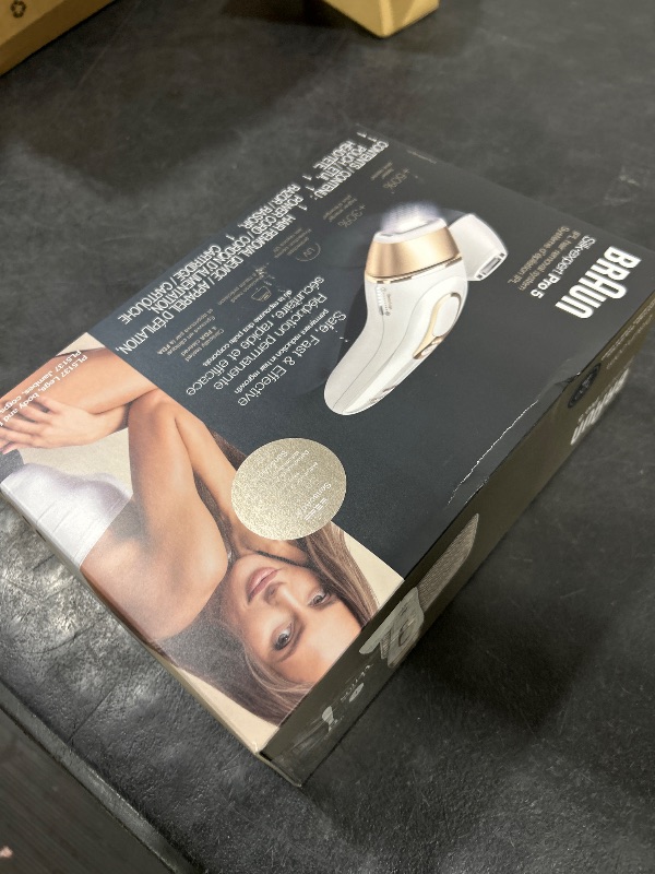 Photo 1 of Braun IPL at Home Laser Hair Removal for Women and Men, Silk Expert Pro 5 PL5137 with Venus Swirl Razor, Permanent Visible Hair Reduction in Hair Regrowth for Body & Face, Corded, PL5137