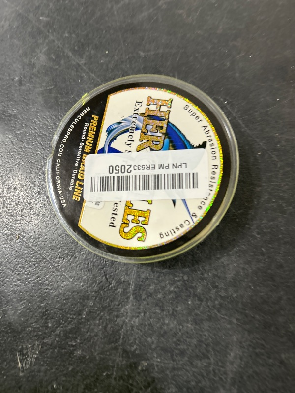 Photo 1 of HERCULES Super Cast 100M 109 Yards Braided Fishing Line 150 LB Test for Saltwater Freshwater PE Braid Fish Lines Superline 8 Strands - Flourescent Yellow, 150LB (68KG), 0.62MM