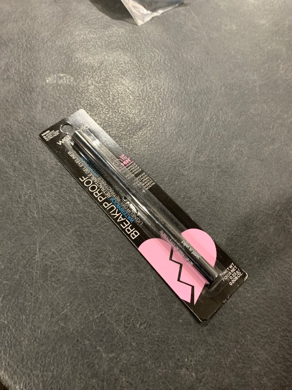 Photo 1 of wet n wild Mega Last Breakup Proof Waterproof Retractable Gel Eyeliner - Ultra Pigmented 16-Hour Long Wear, Smudge Proof Satin Finish Formula, Cruelty-Free & Vegan - Charcoal