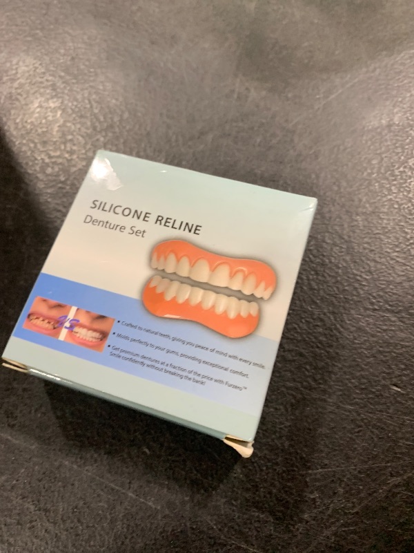 Photo 1 of Silicone Reline Denture Set, Professional Denture Silicone Reline Kit, Upper and Lower Veneer, Soft and Comfortable Dentures, Dentures for Women and Men, Renew Your Smile, Rebuild Confidence