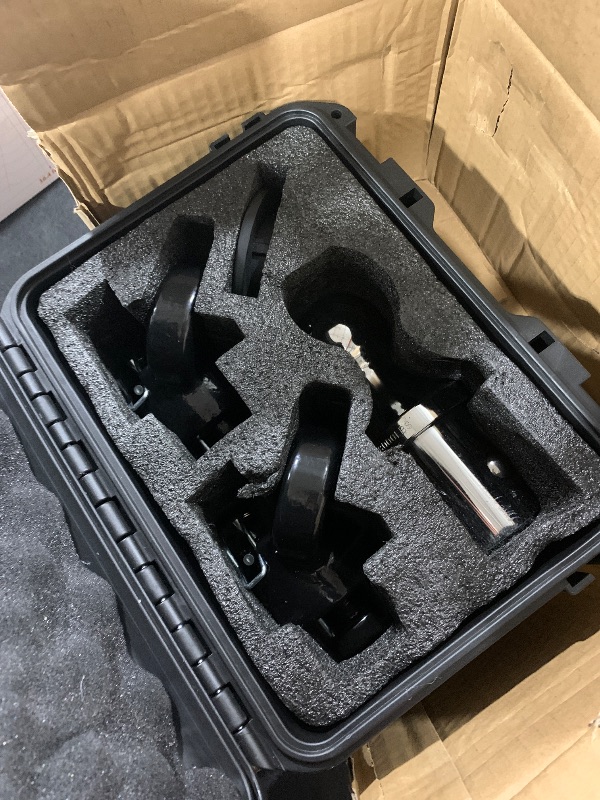 Photo 1 of Lrichy 60618 Upgraded 38k Puck System Gooseneck Hitch Ball Kit with Case for 2013-2025 Dodge Ram 2500 3500, 2-5/16 in Hitch Ball for Truck Bed with 2 Gooseneck Safety Chain Anchors