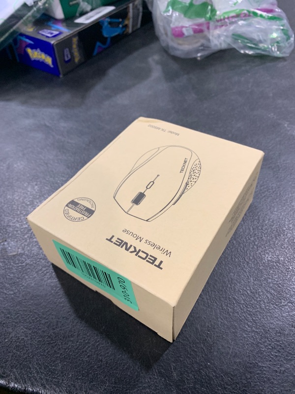Photo 1 of TECKNET Wireless Mouse Jiggler, USB-C Rechargeable Mouse, Silent Mouse Quiet Click, Build-in Mouse Mover, 6400 DPI Ergonomic Mouse, 2.4G Cordless Computer Mice for Mac, Laptop, Desktop, PC