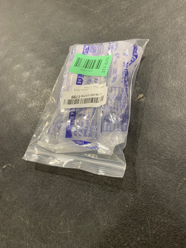 Photo 1 of 20ml Syringe for Liquid, Oral, Scientific Labs, Measurement, Dispensing, with Cap- 3 Pack 20ml Syringes